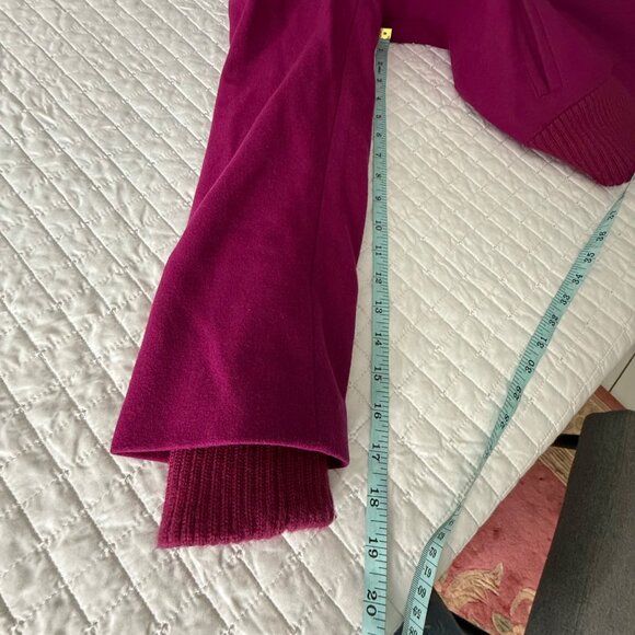 New York & Company Womens Fuchsia Wool Blend Jacket Size S - Picture 10 of 10